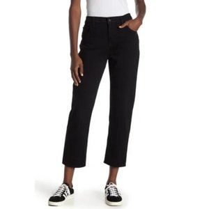 Hudson Jeans Jessi Relaxed Cropped Boyfriend Size 29 Relaxed Black